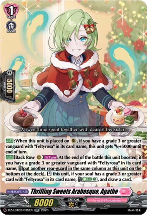 Thrilling Sweets Arabesque, Agathe, DZ-LBT02: Lyrical Monasterio Season of Wonders DZ-LBT02/035EN