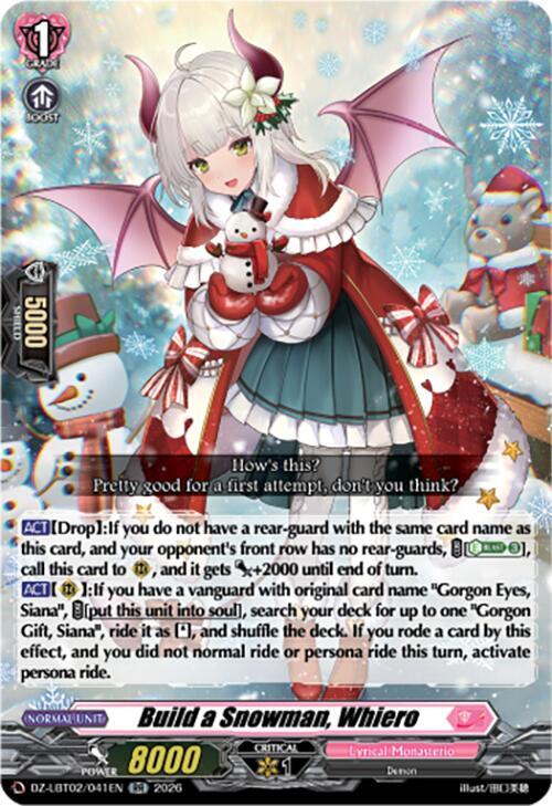 Build a Snowman, Whiero, DZ-LBT02: Lyrical Monasterio Season of Wonders DZ-LBT02/041EN