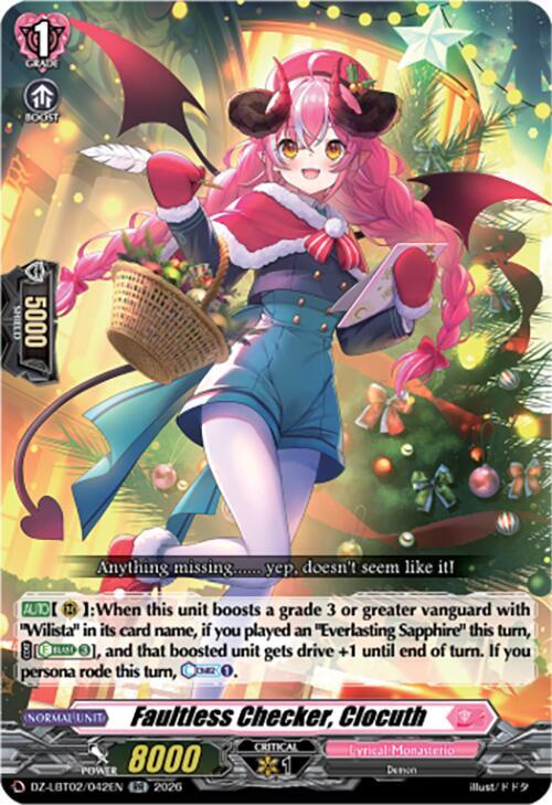 Faultless Checker, Clocuth, DZ-LBT02: Lyrical Monasterio Season of Wonders DZ-LBT02/042EN