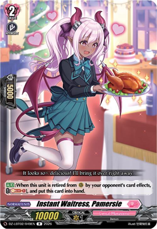 Instant Waitress, Pamersie, DZ-LBT02: Lyrical Monasterio Season of Wonders DZ-LBT02/049EN