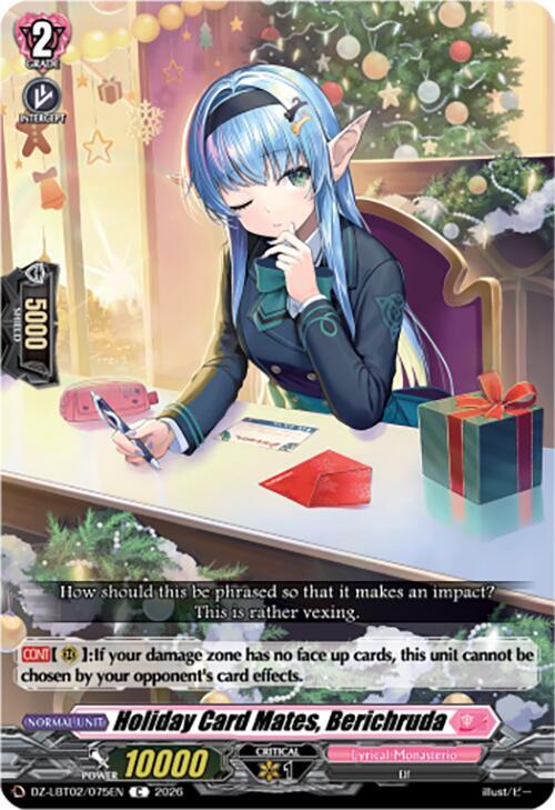 Holiday Card Mates, Berichruda, DZ-LBT02: Lyrical Monasterio Season of Wonders DZ-LBT02/075EN