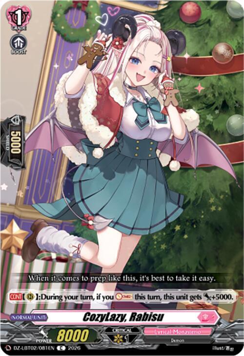 CozyLazy, Rabisu, DZ-LBT02: Lyrical Monasterio Season of Wonders DZ-LBT02/081EN