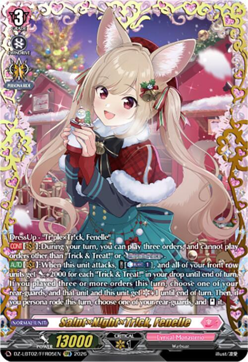 Sa!ntN!ghtTr!ck, Fenelle (FFR), DZ-LBT02: Lyrical Monasterio Season of Wonders DZ-LBT02/FFR05EN