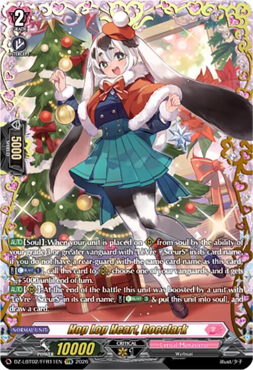 Hop Lop Heart, Rocclark (FFR), DZ-LBT02: Lyrical Monasterio Season of Wonders DZ-LBT02/FFR11EN