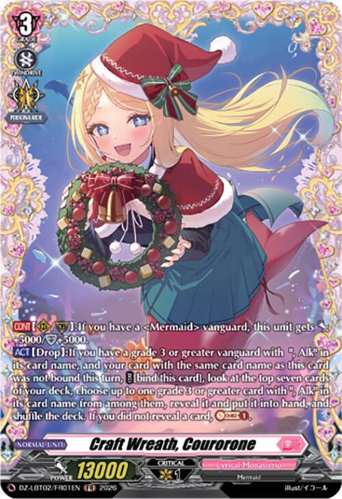 Craft Wreath, Courorone (FR), DZ-LBT02: Lyrical Monasterio Season of Wonders DZ-LBT02/FR01EN