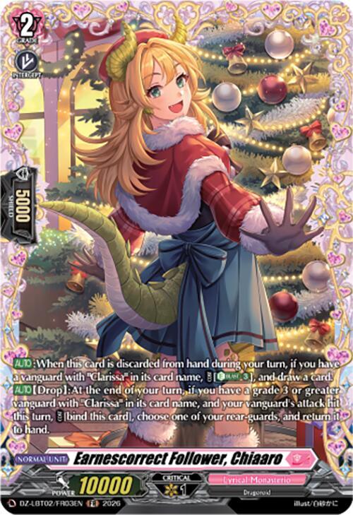 Earnescorrect Follower, Chiaaro (FR), DZ-LBT02: Lyrical Monasterio Season of Wonders DZ-LBT02/FR03EN