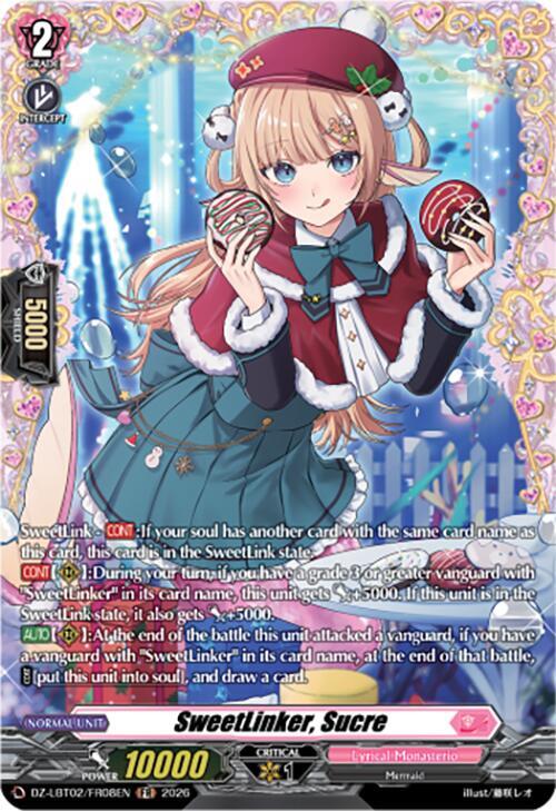 SweetLinker, Sucre (FR), DZ-LBT02: Lyrical Monasterio Season of Wonders DZ-LBT02/FR08EN