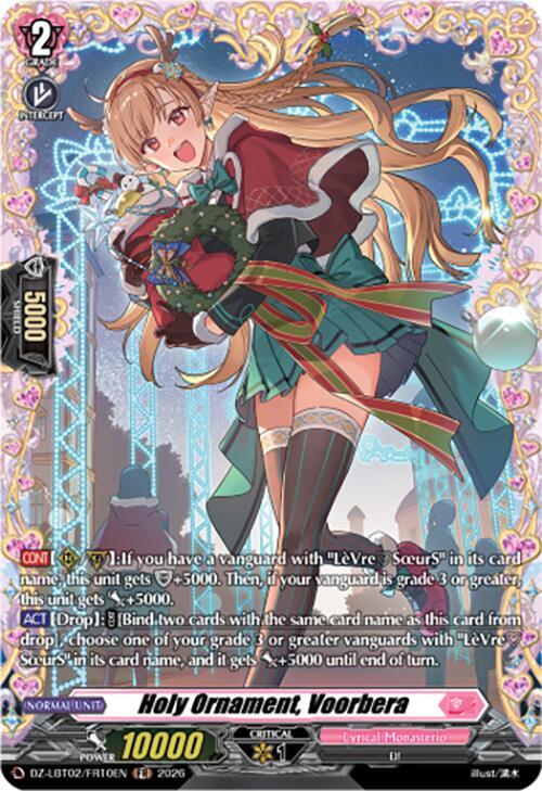 Holy Ornament, Voorbera (FR), DZ-LBT02: Lyrical Monasterio Season of Wonders DZ-LBT02/FR10EN