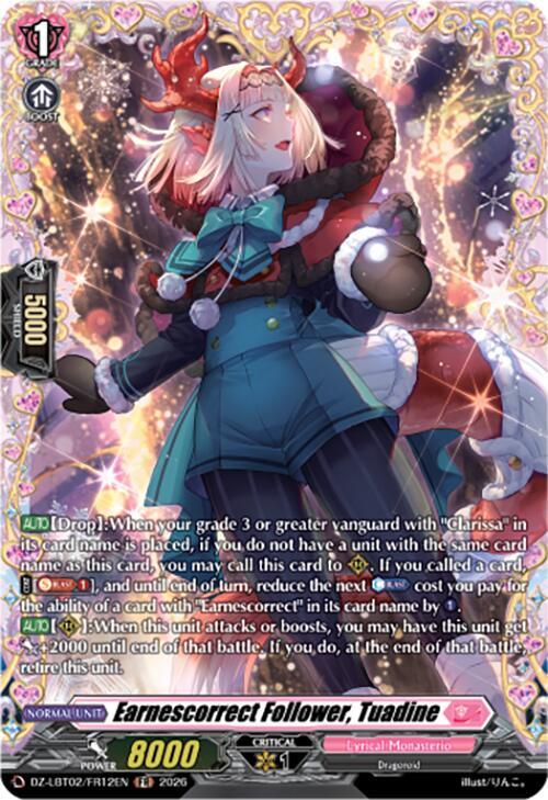 Earnescorrect Follower, Tuadine (FR), DZ-LBT02: Lyrical Monasterio Season of Wonders DZ-LBT02/FR12EN
