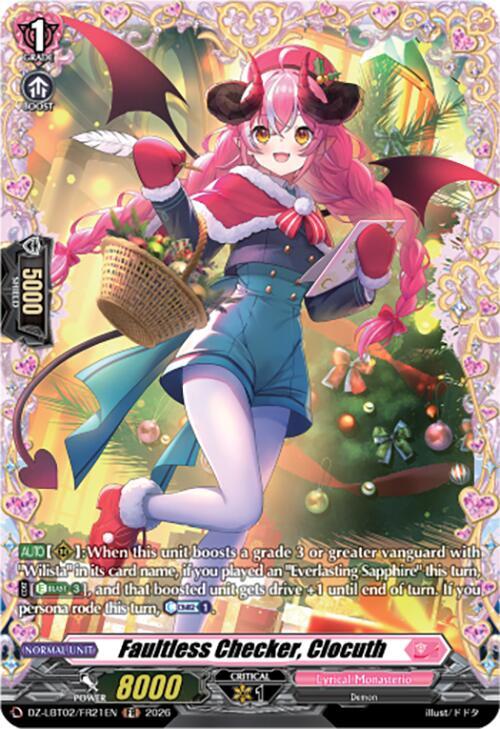 Faultless Checker, Clocuth (FR), DZ-LBT02: Lyrical Monasterio Season of Wonders DZ-LBT02/FR21EN
