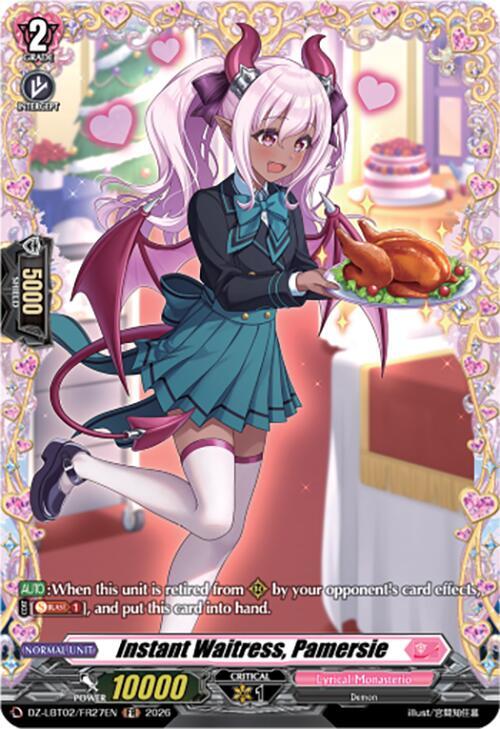 Instant Waitress, Pamersie (FR), DZ-LBT02: Lyrical Monasterio Season of Wonders DZ-LBT02/FR27EN
