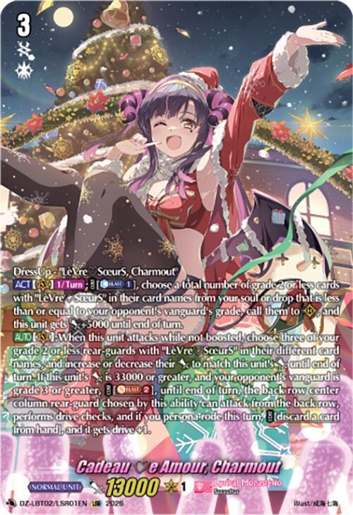 Cadeau e Amour, Charmout (LSR), DZ-LBT02: Lyrical Monasterio Season of Wonders DZ-LBT02/LSR01EN