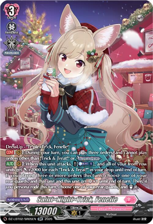 Sa!ntN!ghtTr!ck, Fenelle (SR), DZ-LBT02: Lyrical Monasterio Season of Wonders DZ-LBT02/SR05EN