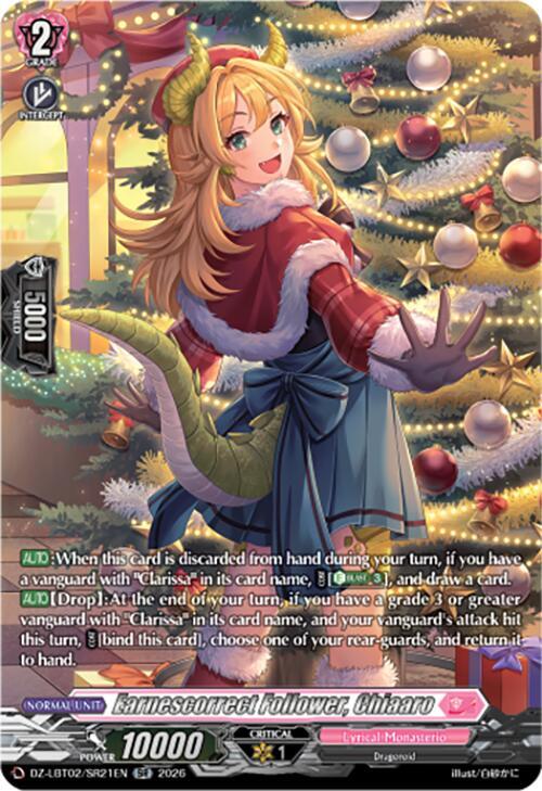 Earnescorrect Follower, Chiaaro (SR), DZ-LBT02: Lyrical Monasterio Season of Wonders DZ-LBT02/SR21EN