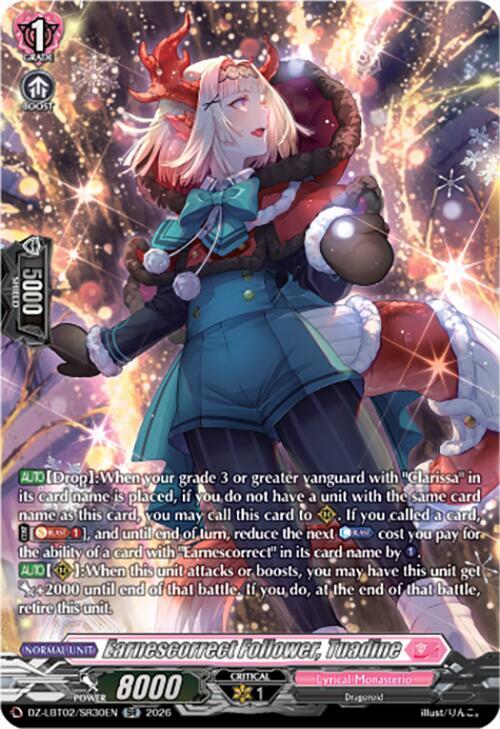 Earnescorrect Follower, Tuadine (SR), DZ-LBT02: Lyrical Monasterio Season of Wonders DZ-LBT02/SR30EN