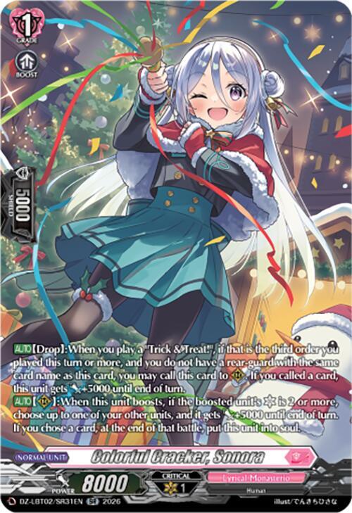 Colorful Cracker, Sonora (SR), DZ-LBT02: Lyrical Monasterio Season of Wonders DZ-LBT02/SR31EN