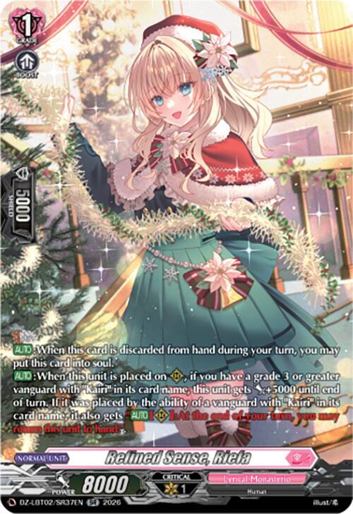 Refined Sense, Riefa (SR), DZ-LBT02: Lyrical Monasterio Season of Wonders DZ-LBT02/SR37EN