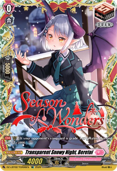 Transparent Snowy Night, Beretoi, DZ-LBT02: Lyrical Monasterio Season of Wonders DZ-LBT02/TGR06EN