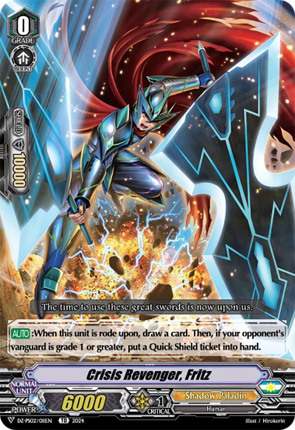 Crisis Revenger, Fritz, DZ-PS02: Premium Deckset “Revenger” DZ-PS02/011EN