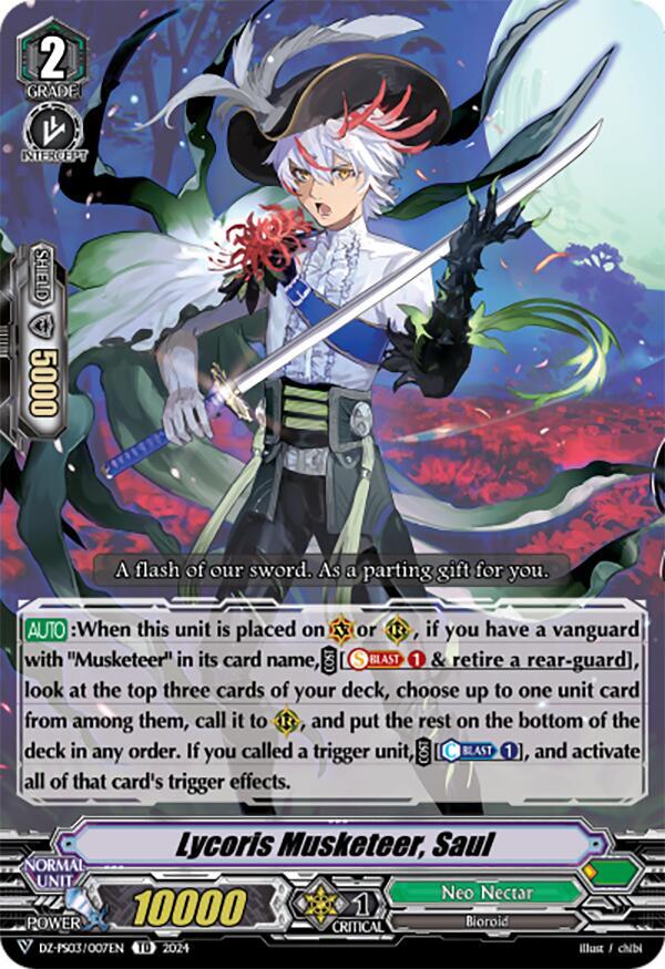 Lycoris Musketeer, Saul, DZ-PS03: Premium Deckset “Musketeer” DZ-PS03/007EN