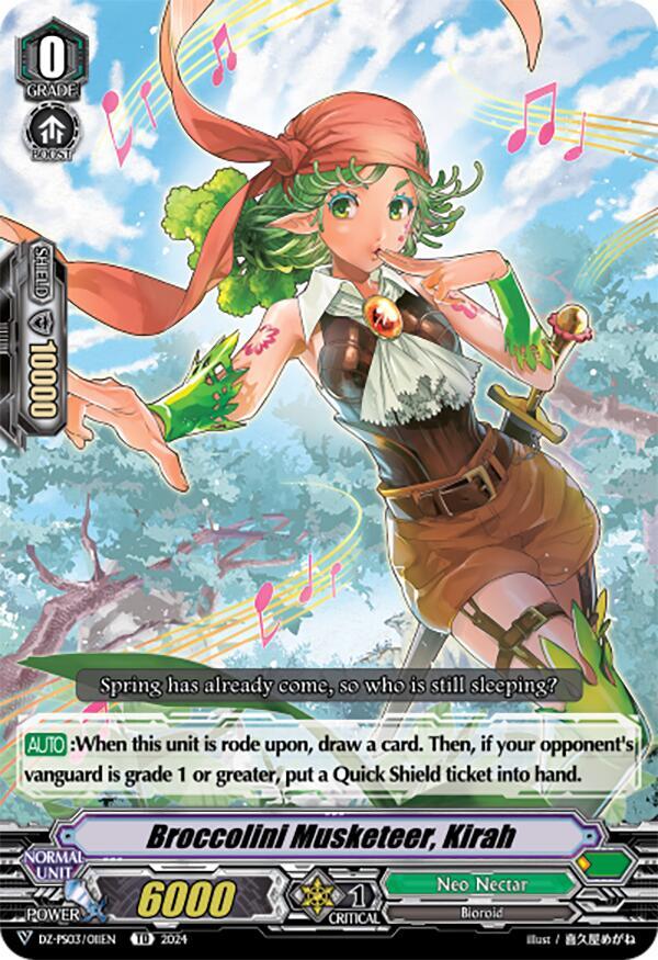 Broccolini Musketeer, Kirah, DZ-PS03: Premium Deckset “Musketeer” DZ-PS03/011EN
