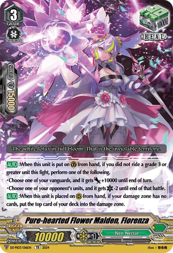 Pure-hearted Flower Maiden, Fiorenza, DZ-PS03: Premium Deckset “Musketeer” DZ-PS03/016EN