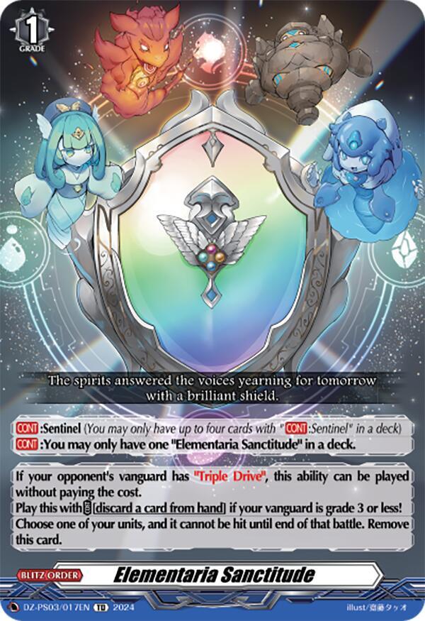 Elementaria Sanctitude, DZ-PS03: Premium Deckset “Musketeer” DZ-PS03/017EN