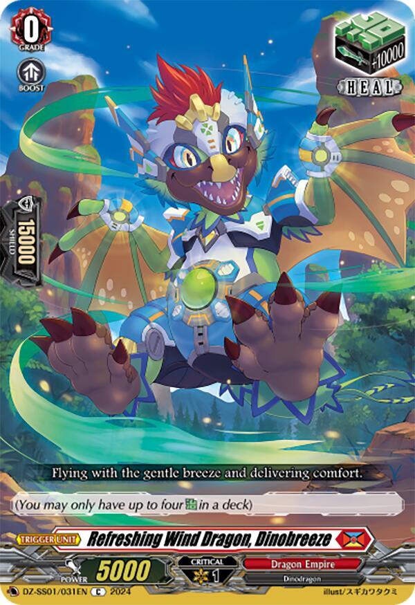 Refreshing Wind Dragon, Dinobreeze, DZ-SS01: Festival Booster 2024 DZ-SS01/031EN