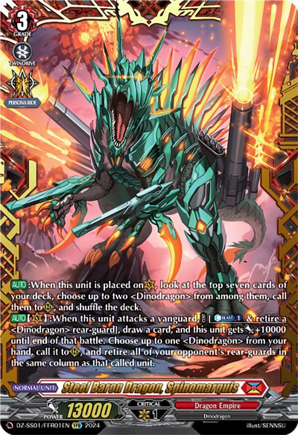 Steel Baron Dragon, Spinomarquis (FFR), DZ-SS01: Festival Booster 2024 DZ-SS01/FFR01EN