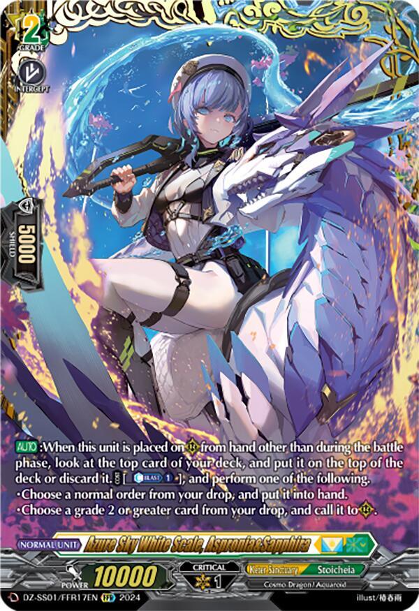 Azure Sky White Scale, Aspronia&Sapphira (FFR), DZ-SS01: Festival Booster 2024 DZ-SS01/FFR17EN