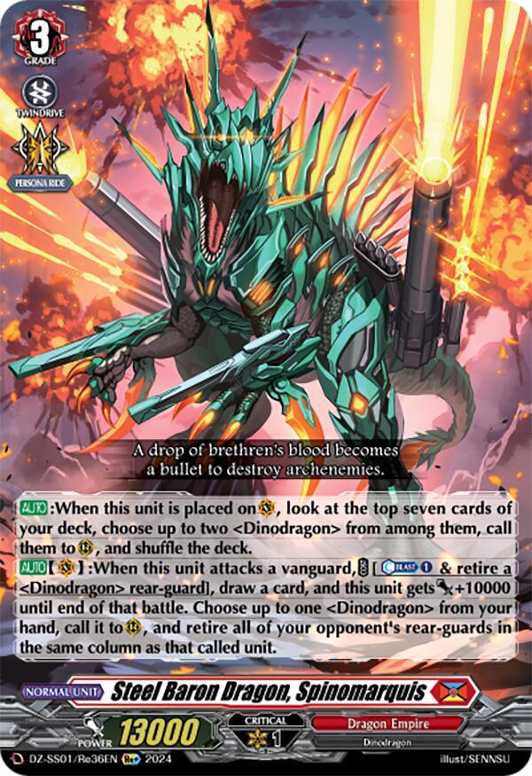 Steel Baron Dragon, Spinomarquis, DZ-SS01: Festival Booster 2024 DZ-SS01/Re36EN