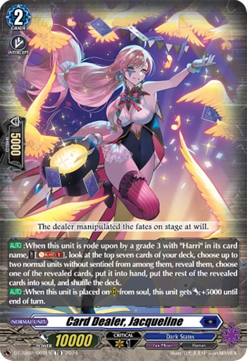 Card Dealer, Jacqueline, DZ-SS02: Stride Deckset -Harri- DZ-SS02/002EN