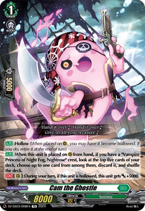 Cam the Ghostie, DZ-SS03: Stride Deckset -Nightrose- DZ-SS03/008EN