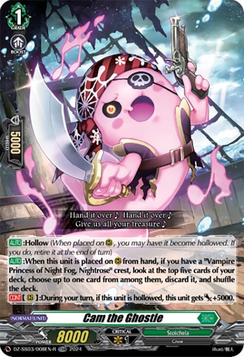 Cam the Ghostie (TDR), DZ-SS03: Stride Deckset -Nightrose- DZ-SS03/008EN-R