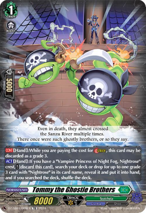 Tommy the Ghostie Brothers, DZ-SS03: Stride Deckset -Nightrose- DZ-SS03/009EN