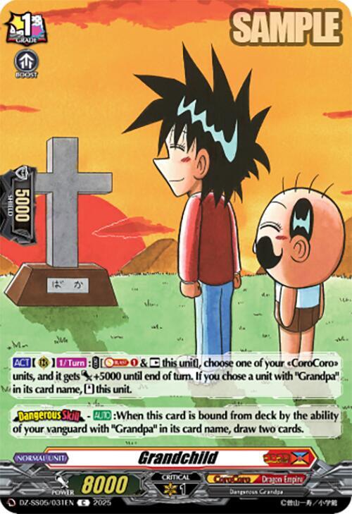 Grandchild, DZ-SS05: CoroCoro Start Deck Pack DZ-SS05/031EN