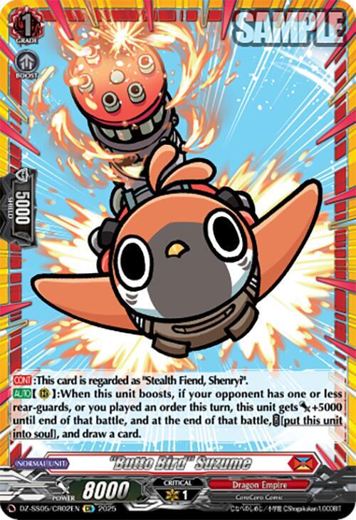 "Butto Bird" Suzume (CR), DZ-SS05: CoroCoro Start Deck Pack DZ-SS05/CR02EN