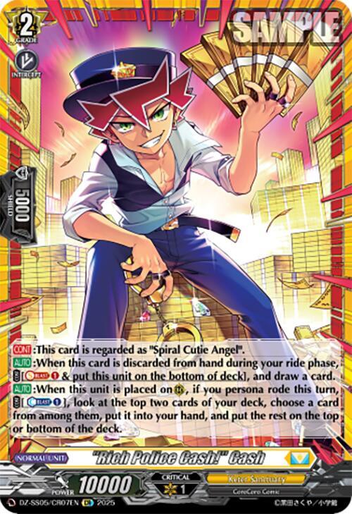 "Rich Police Cash!" Cash (CR), DZ-SS05: CoroCoro Start Deck Pack DZ-SS05/CR07EN