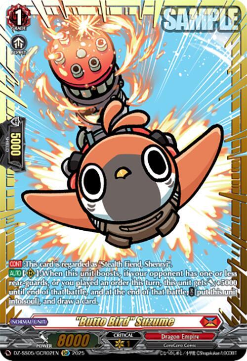 "Butto Bird" Suzume (GCR), DZ-SS05: CoroCoro Start Deck Pack DZ-SS05/GCR02EN