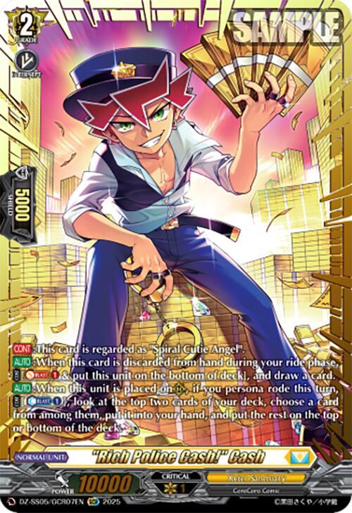 "Rich Police Cash!" Cash (GCR), DZ-SS05: CoroCoro Start Deck Pack DZ-SS05/GCR07EN