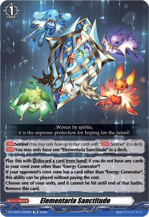 Elementaria Sanctitude, DZ-SS07: Master Deckset -Michiru Hazama- DZ-SS07/020EN