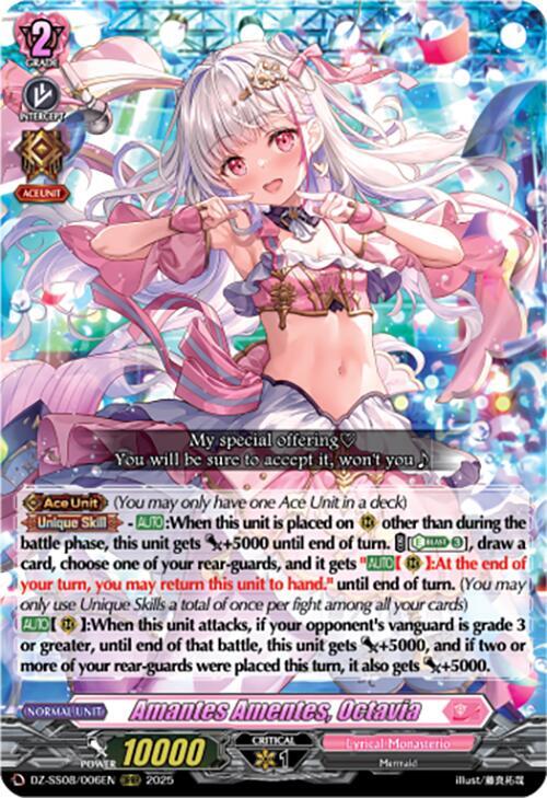 Amantes Amentes, Octavia, DZ-SS08: Festival Booster 2025 DZ-SS08/006EN