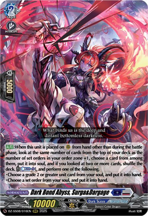 Dark Bond Abyss, Surga&Dargage (RRR), DZ-SS08: Festival Booster 2025 DZ-SS08/016EN