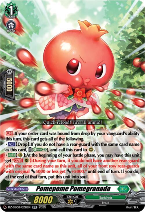 Pomepome Pomegranada, DZ-SS08: Festival Booster 2025 DZ-SS08/028EN