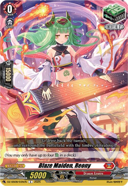 Blaze Maiden, Reony, DZ-SS08: Festival Booster 2025 DZ-SS08/035EN