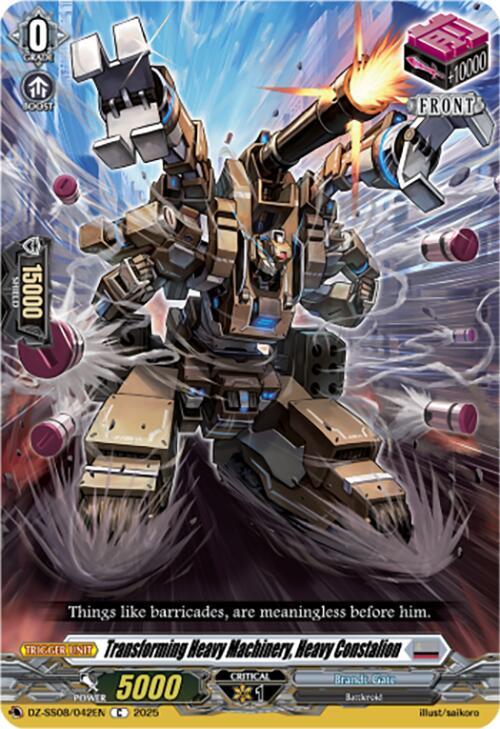 Transforming Heavy Machinery, Heavy Constalion, DZ-SS08: Festival Booster 2025 DZ-SS08/042EN