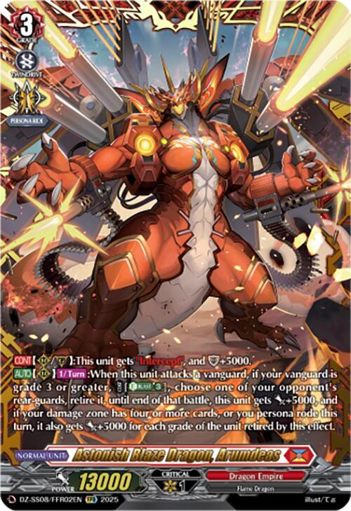 Astonish Blaze Dragon, Arumdeas (FFR), DZ-SS08: Festival Booster 2025 DZ-SS08/FFR02EN