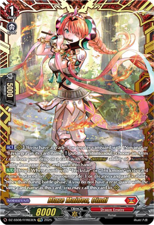 Blaze Maiden, Cindi (FFR), DZ-SS08: Festival Booster 2025 DZ-SS08/FFR03EN
