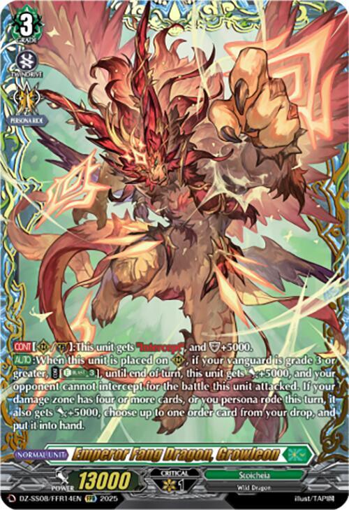 Emperor Fang Dragon, Growleon (FFR), DZ-SS08: Festival Booster 2025 DZ-SS08/FFR14EN