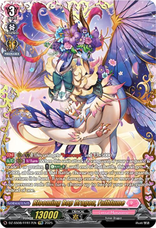 Blooming Bop Dragon, Fulblume (FFR), DZ-SS08: Festival Booster 2025 DZ-SS08/FFR17EN